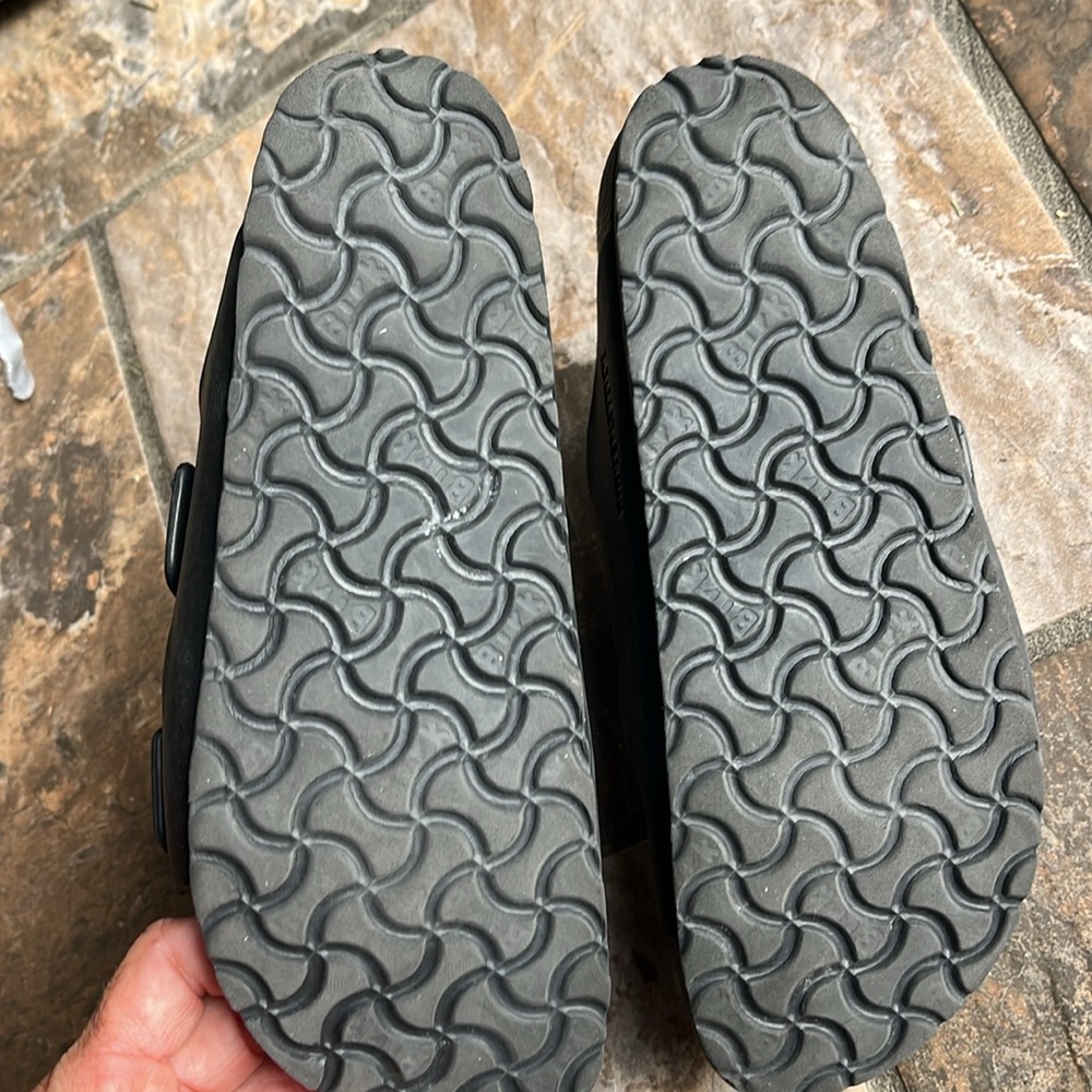 Men's Black Birkenstock Sandals - Picture 6 of 8